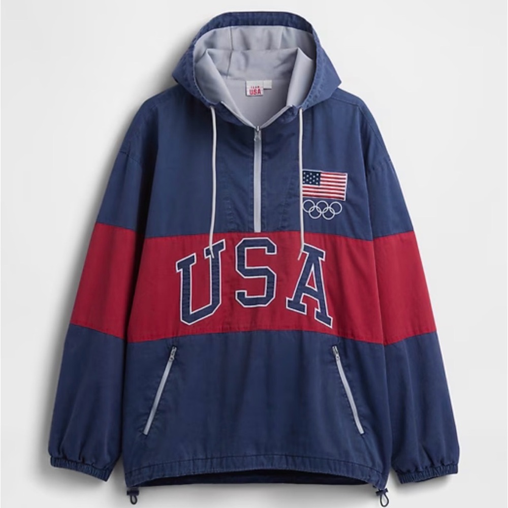 GAP Team USA Oversized Anorak